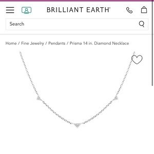 Brand New Brilliant Earth Necklace!